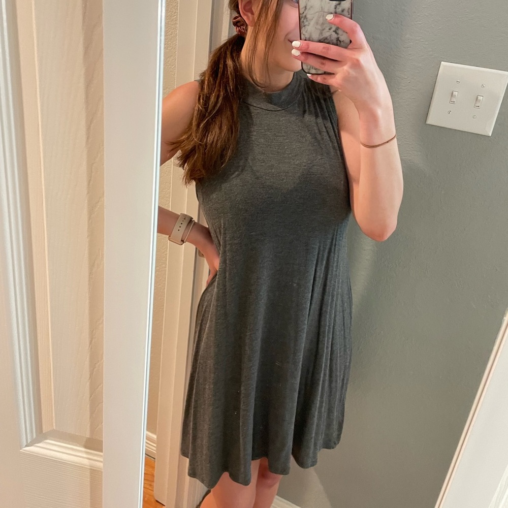 Grey tank top dress